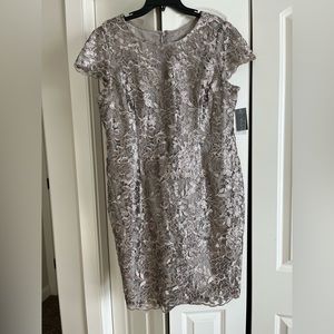 Alex Evening Taupe Dress